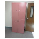 Metal 2 door storage cabinet