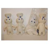 * Vintage Pillsbury Dough Boy Toys Plastic and