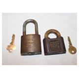 Vintage Yale & Corbin Padlock, both have keys