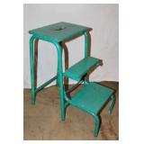 Fold Out Step Stool: 13"w x 22"t x 12"d