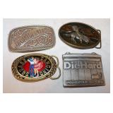 *4 Belt Buckles: Jack Daniels, Die Hard,