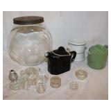 Teapots, Shave Mug, Glass Coffee Top Pots