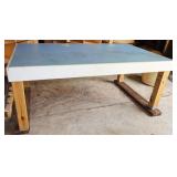 74"x43"x29"t  Wooden Table