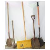 3 Shovels, Maul & Snow Shovel