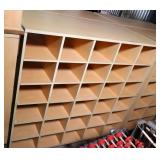 Wooden 30 Cubby Hole Storage Unit 47"x23"x42.5"