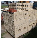 Approx. 700 Blonde Bark Face Norman Bricks;