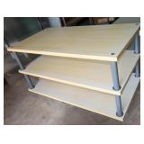 3 Tier Shelving Unit on Wheels 60"x29.5"x32"