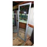 Rollable Floor Mirror 66.5"x23"x24"