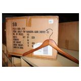 100 Dark Cherry Adult Top Hangers