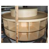Round Cubby Store Display 90"x36.5" Tall w/