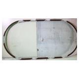 Never Used Glass Table Top w/ No Legs 82"x42"
