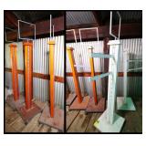 7 Rolling Store Displays for Hanging Clothes w/