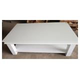 White Wooden Table 60"x34"x20" Tall