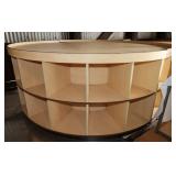 Round Cubby Store Display 90"x36.5" Tall w/