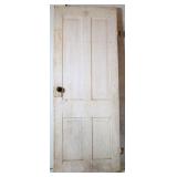 Vintage 4 Panel Door 75"x29.5"x1-1/8"