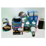 4 Fixture Outlet Boxes, Smoke Alarm, Light Bulbs &