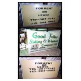 3 Plastic Sheets 96"x49"x3/16" &