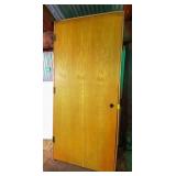 Wooden Door w/ Frame 82"x37.5"x4.5"