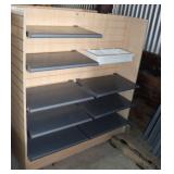 Slated Wall Free Standing Unit 49.5"x24"x53.75" w/