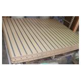 7) 60"x48" Tan Slatwall Boards &