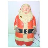 AS IS 48"x24" Hollow Plastic Santa; Very Fragile