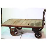 Vintage Railroad Cart 60"x36"x18" Tall Bed