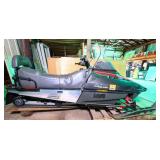 Polaris Indy Trail Deluxe Snowmobile, 380 Miles;