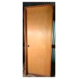 Wooden Door w/ Frame 82"x31"x4.5"