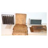 4) Trane Wall Fin Diffusers & 1) Wall Intake Box