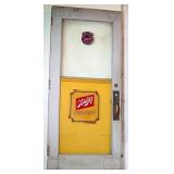 Vintage Wooden Door w/ Schlitz Beer Advertising;