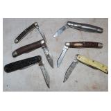 6 Pocket Knives: Western, Imperial, Ulster,ï¿½