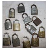 Vintage Locks w/ NO KEYS: Yale, Slaymaker,..