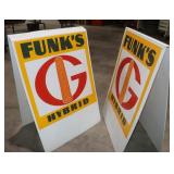 2 Funk's Hybrid Corrugated Plastic Signs 20'x28'