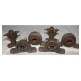 2 Fafnir 3/4' Bearing Blocks &