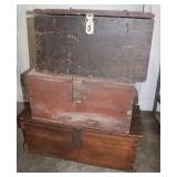 3 Wooden Boxes: 24'x11'x10', 19'x12'x10',