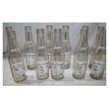 11 Vintage Mr. Grape Glass Bottles Milwaukee,