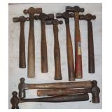 10) Ball Pein Hammers