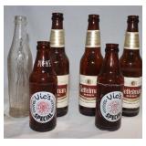 6 Wisconsin Beer Bottles: