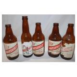 5 Marshfield Beer Bottles: 4) 12oz. & 1) 8oz.