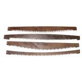3) 2 Person Cross Cut Saw Blades: 3 are 60' &