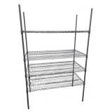 4 Tier Adjustable Metal Rack, 47'x24'x74.5'
