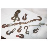 Vintage Hooks & Chain Binders