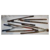 4 Hedge Trimmers & 1 Lopper Shears