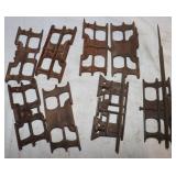 8 Antique 1900's Saw Sharpening Raker Gauges;