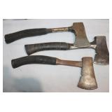 3) 3' Head Hatchets: 1 is Estwing