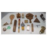 Vintage Wooden Puzzles & Novelty Items: