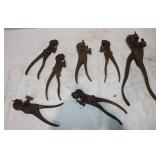 7 Vintage Saw Set Tools 9' to 15'