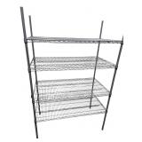 4 Tier Adjustable Metal Rack, 47'x24'x74.5'