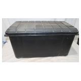 Plastic Storage Tote w/ Lid, 29'x16'x15'