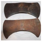 Stanley 5' & Collins 4.5' Double Bit Axe Heads